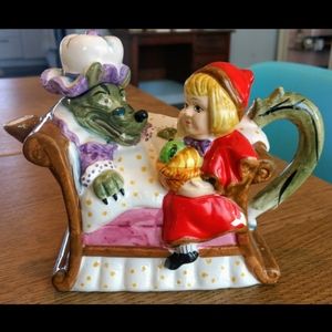 Vintage Little Red Riding Hood Teapot